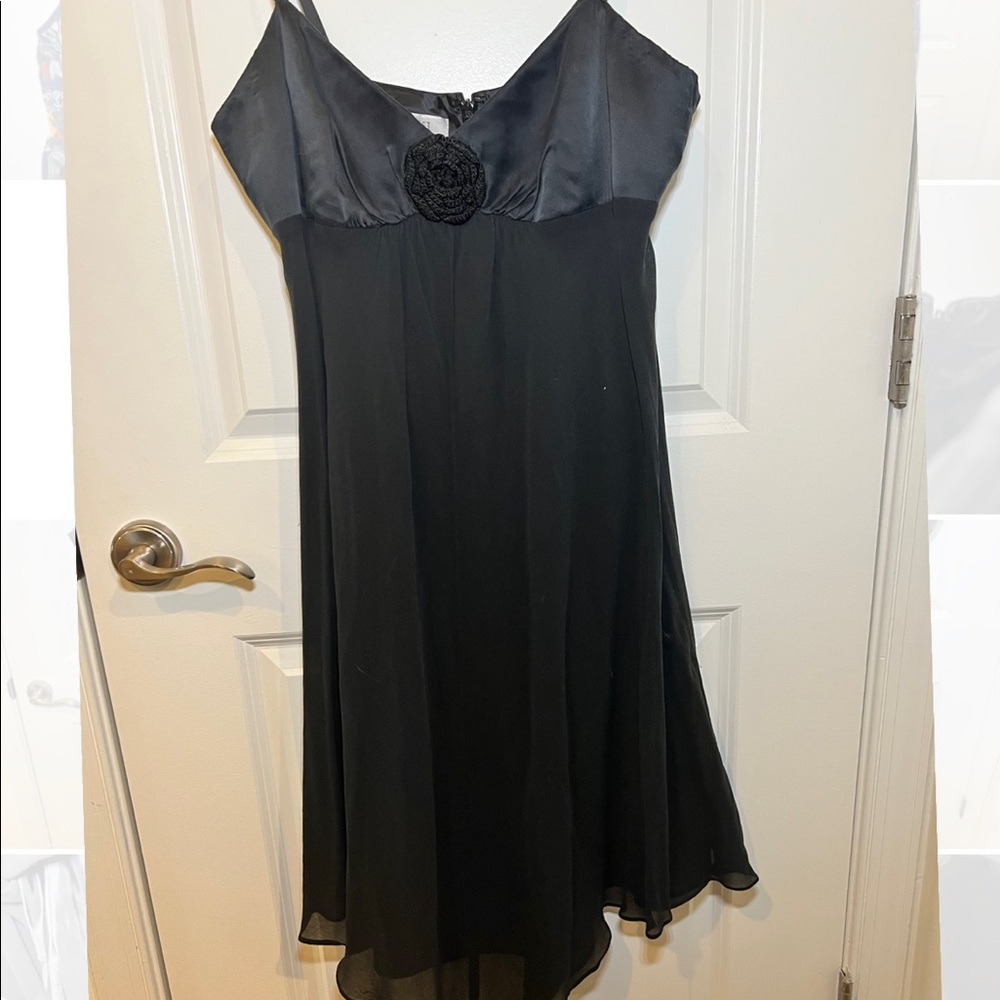 Nine West Black Spaghetti Strap Dress | size 14